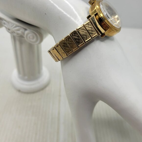 Vintage'- Ladies Dufonte Lucien Piccard- 17 Jewels Mechanical Swiss Watch-Gold p - Picture 12 of 16